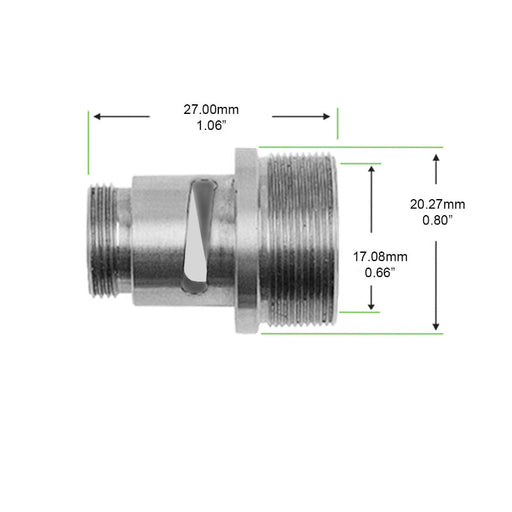 The connecting bolt is a precisely machined steel part made specifically for the KP-60. This bolt aids in securing interior modules, like the housing or motor assembly.
