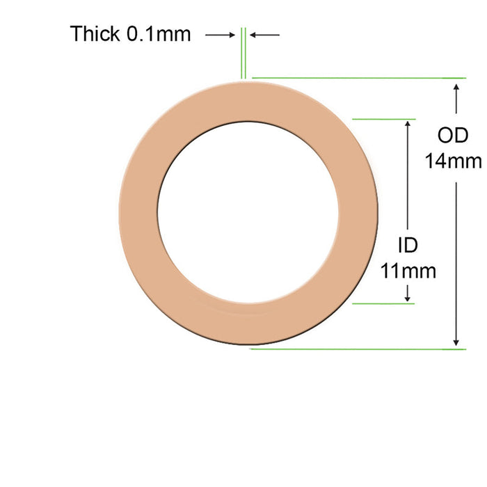 This spacer aids in ensuring proper internal clearance and alignment between spinning parts, which is essential for a tool with tight tolerances operating at high RPM.