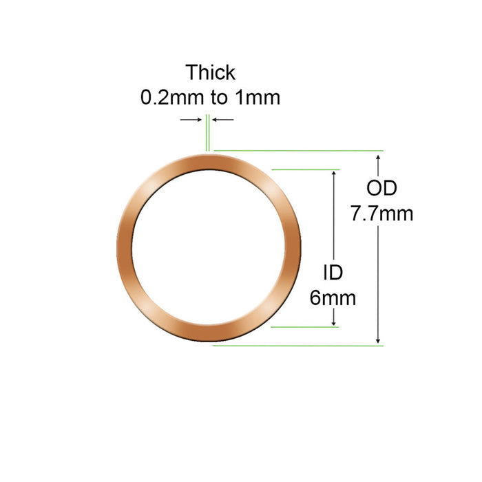 OEM KUPA wave washer #KW-081 for UG12 and UP-200 handpieces. Axial preload is maintained and high-speed spinning is smoothed by a copper wave-spring washer.