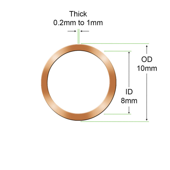 UP-200 and UG12 handpiece OEM KUPA wave washer. To restore appropriate axial clearance and smooth high-speed in nail drill handpieces, use a copper wave-profile spacer.