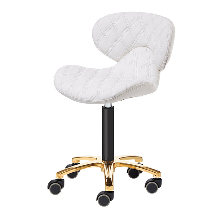 Lexi II Manicure Stool - Gold Collection