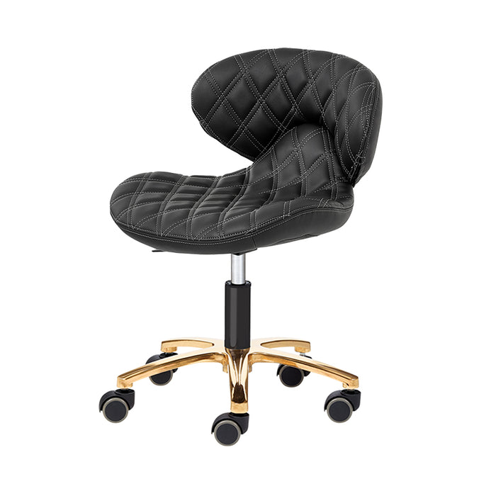 Lexi II Pedicure Stool - Gold Collection
