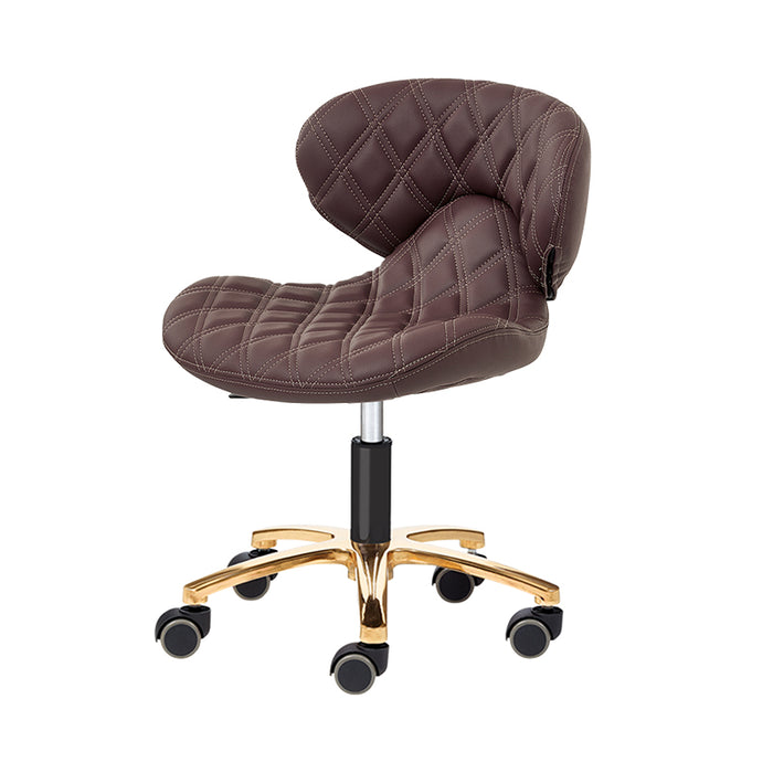 Lexi II Pedicure Stool - Gold Collection