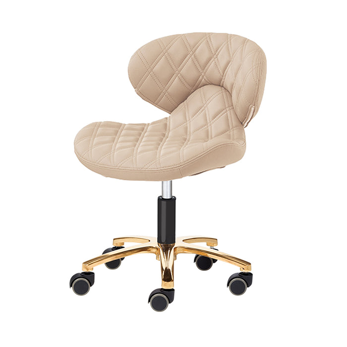 Lexi II Pedicure Stool - Gold Collection