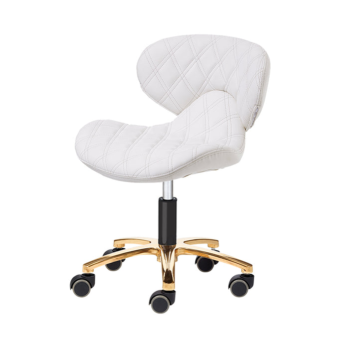 Lexi II Pedicure Stool - Gold Collection