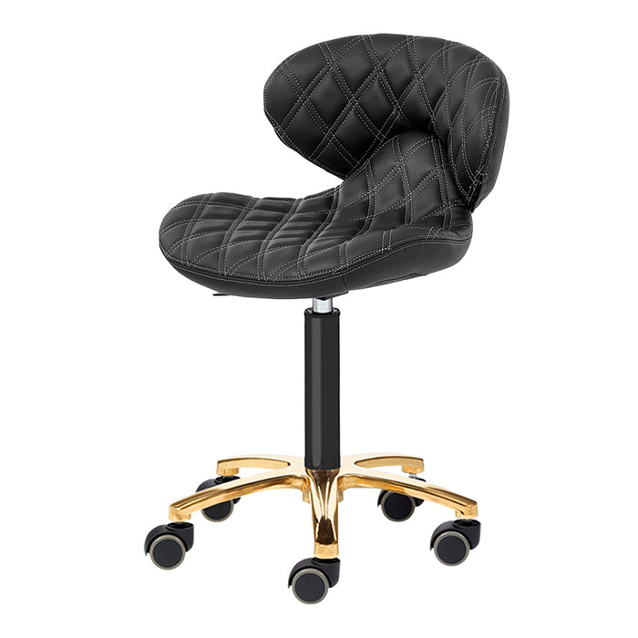 Lexi II Manicure Stool - Gold Collection