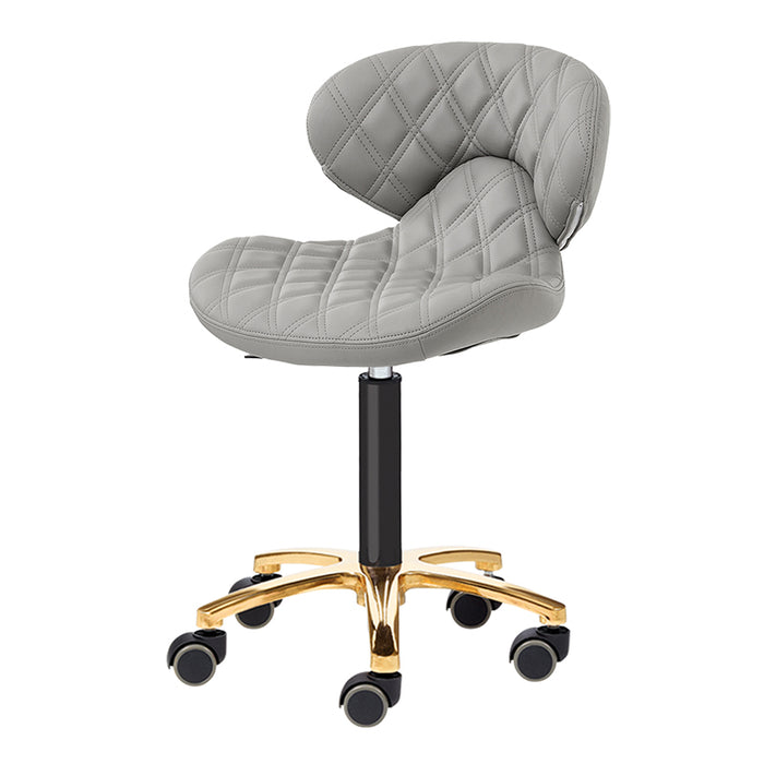 Lexi II Manicure Stool - Gold Collection