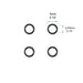 An O-ring replacement for the KUPA KP-55 handpiece.  For preserving the integrity of the internal seal in the nail-drill handpiece, a rubber sealing ring is perfect.