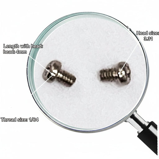 This OEM screw is intended for use with the UP-200 and UG-12 handpiece series. The handpiece's internal assembly makes use of these screws.