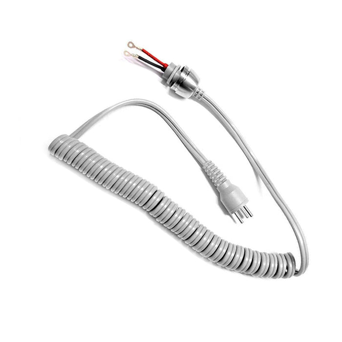 KUPA KP-55 handpiece OEM replacement power cord #PP-1155.  Grey, ring-connector-style, and dependable electrical connection for use with a professional nail drill.