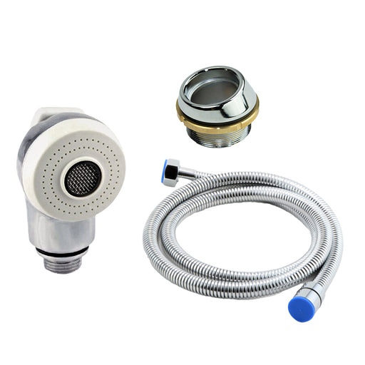 The Pedicure Spa Sprayer Head Set will make your pedicure spa experience even better. A shower head, shower hose, and shower head adapter are all included in this complete kit.