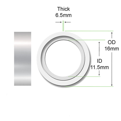 An OEM replacement part for the KUPA UP-200/UG12 series handpiece is the UG10-116 collar. Collar that aids in keeping the front assemblies of the handpiece in the proper alignment and position.