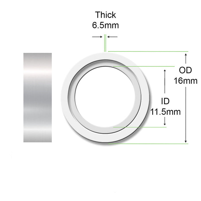 An OEM replacement part for the KUPA UP-200/UG12 series handpiece is the UG10-116 collar. Collar that aids in keeping the front assemblies of the handpiece in the proper alignment and position.