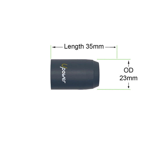 This motor cover is an OEM replacement part for the KUPA UP-200/UG12 high-speed handpiece's motor section's front and rear housing.