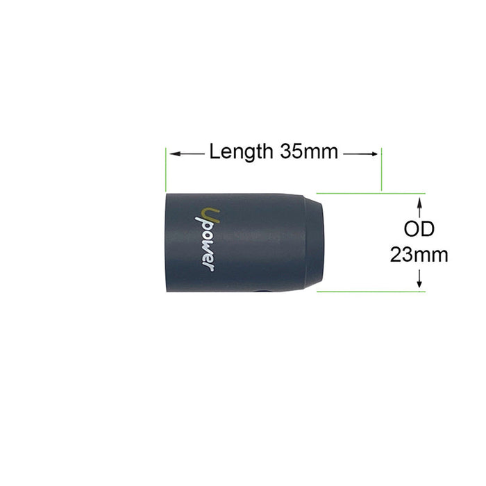 This motor cover is an OEM replacement part for the KUPA UP-200/UG12 high-speed handpiece's motor section's front and rear housing.