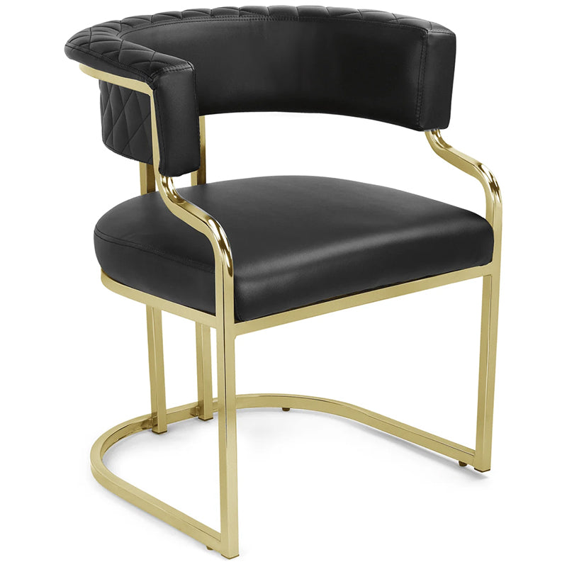 Glide Gold Customer Chair - Nail Salon Equipment - OvationSpas ...