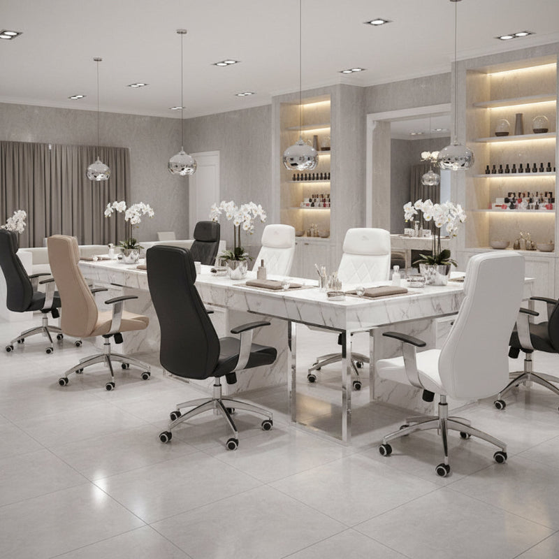 Customer Chair 3309 - Salon Chair - Nail Salon Equipment - OvationSpas ...