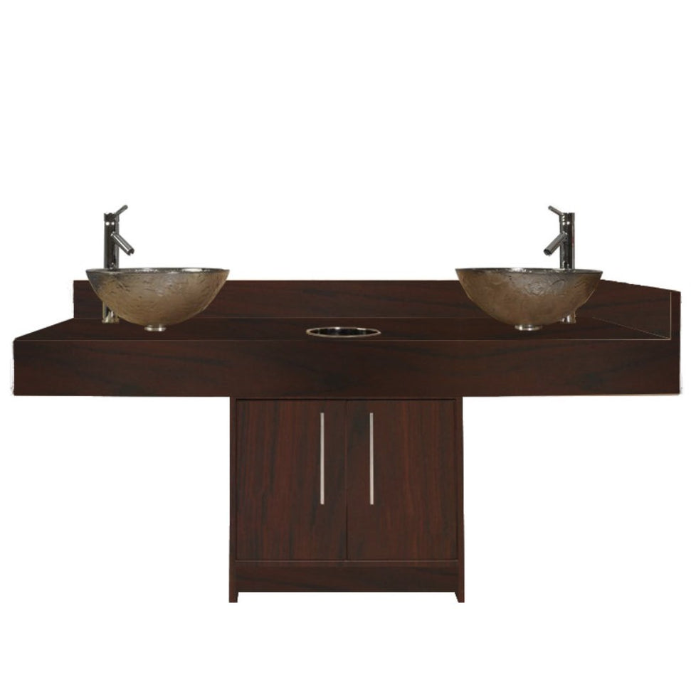 IMC™ Collection Nail Salon Furniture Double Sink Counter — Ovation Spas