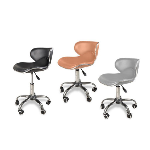Crescent technician stool is newly designer stool with style and comfort. European stool comes with extra firm cushion contoured just right for correct support, makes an ideal accompaniment to your ensemble of well chosen Spa Furnishings.