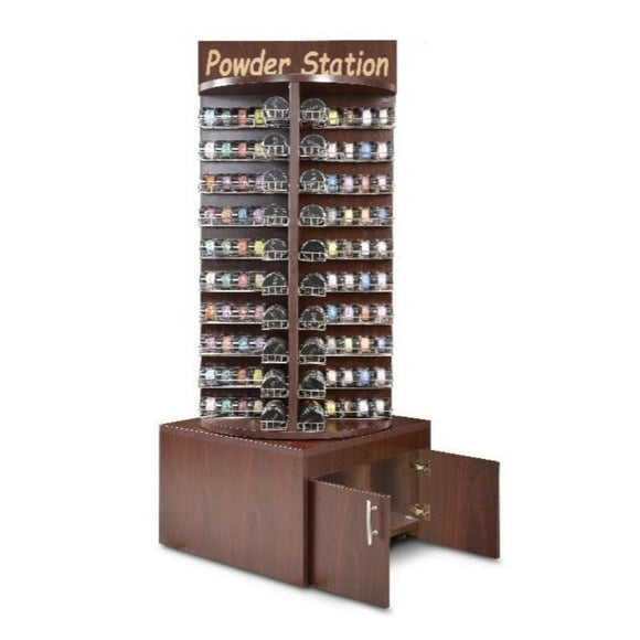 Rotary Polish/Powder Rack — Ovation Spas
