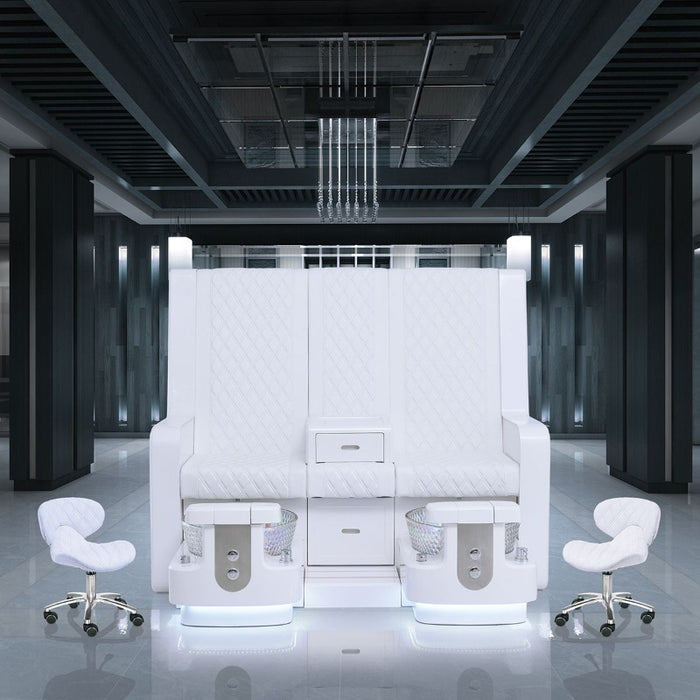 Gemini Double Pedicure Bench