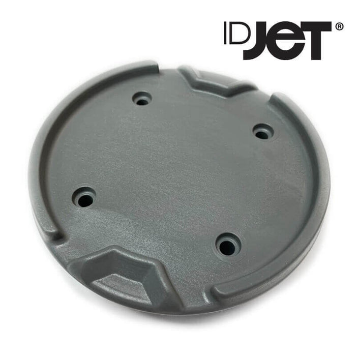 The Gulfstream Spa Pedicure Pipeless Jet System features a New Mount Plate designed specifically for compatibility with the latest IDJET Motors that come equipped with a grey jet cap. This innovative system enhances the performance and aesthetics of your pedicure spa.