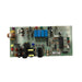 A printed circuit board for a massage chair, featuring various electronic components such as resistors, capacitors, and integrated circuits.