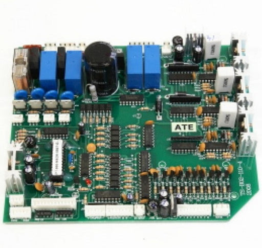 Electronic circuit board for a spa pedicure massage chair, labeled 'ATE' and 'PETRA MAINBOARD'.