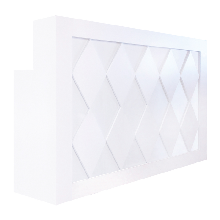 Valentino Lux Diamond Wood Reception Desk