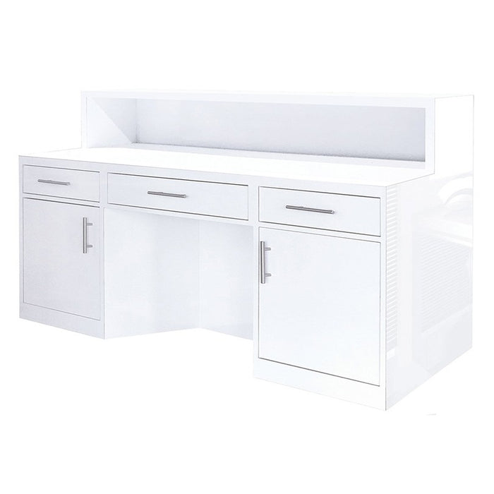 Valentino Lux Diamond Wood Reception Desk